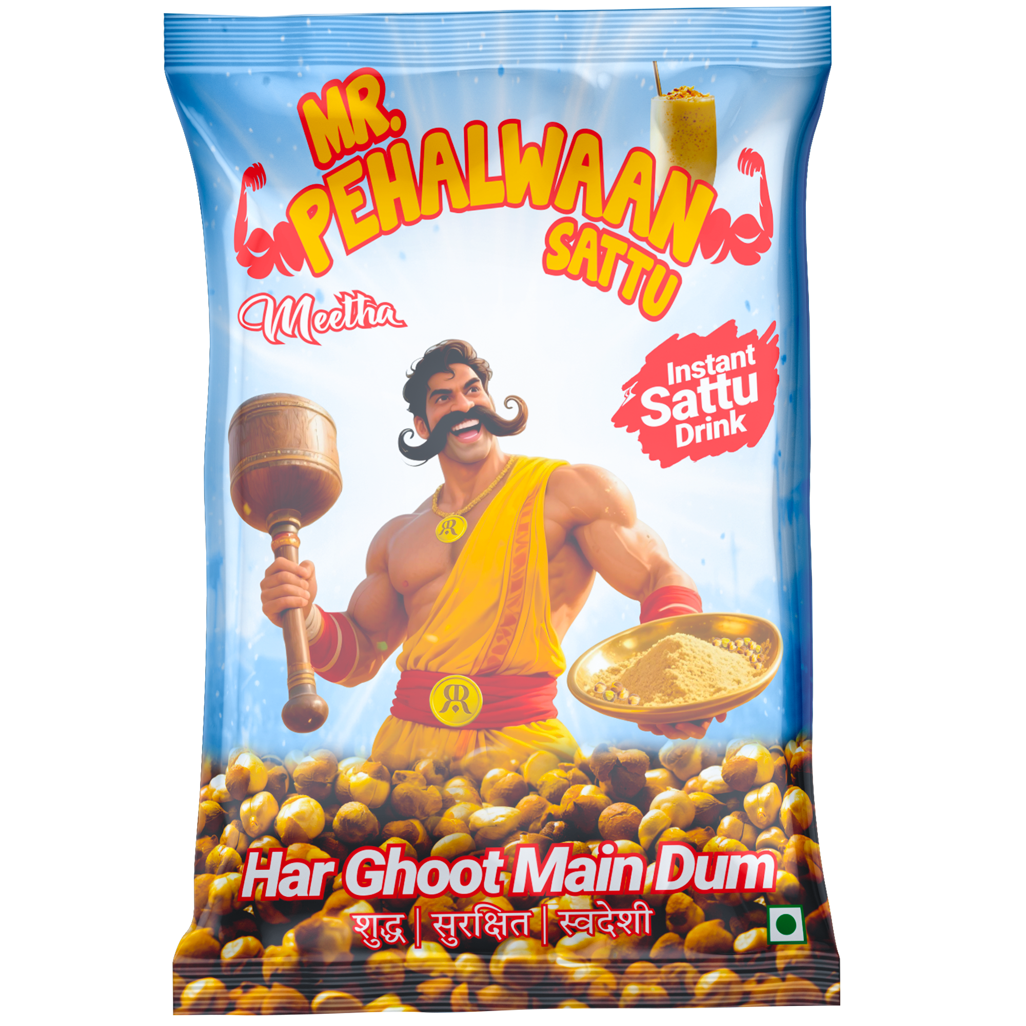 Mr. Pehalwaan Meetha Sattu Pouch
